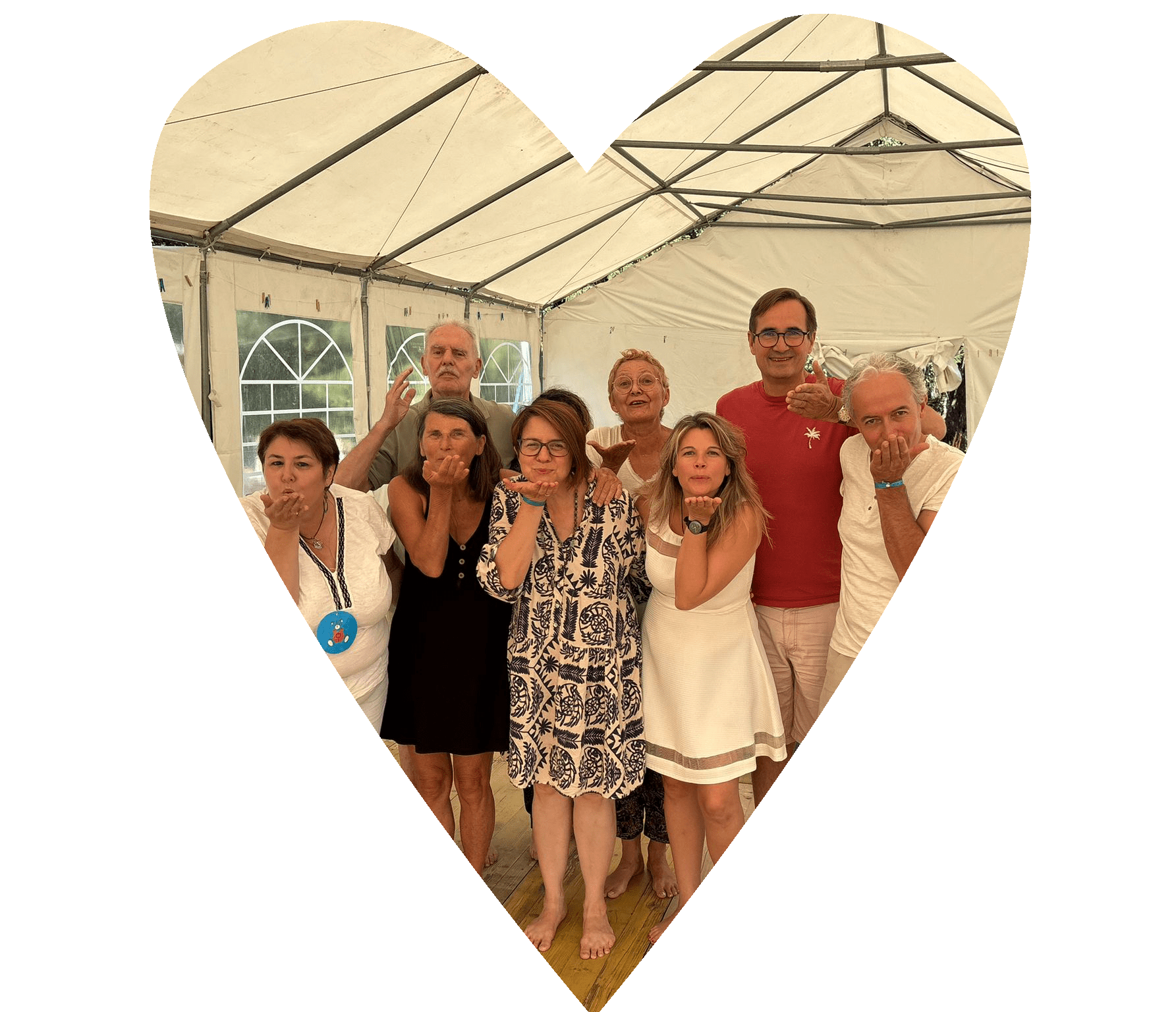 Moment de joie et d'amour